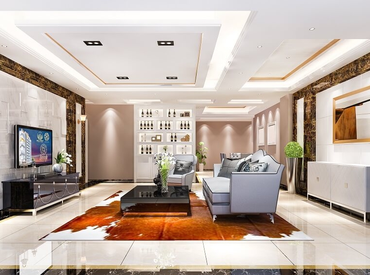 Jinnah Heights 2 2,3 BED Luxury Apartment Living Room